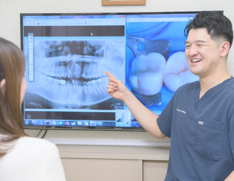 精密な診査診断に基づいた完全オーダーメイドの治療計画